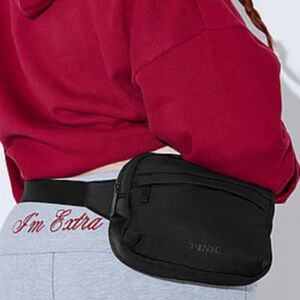Pink Belt Bag for sale Color Pure Black  New with tag